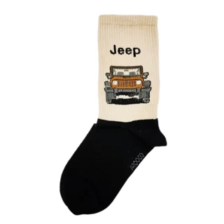 جوراب مردانه نخی طرح جیپ