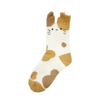 جوراب حوله ای زنانه طرح حیوانات